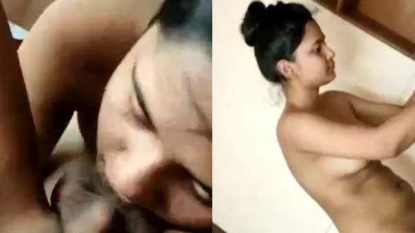 Indian college girl blowjob deti hui boyfriend ko