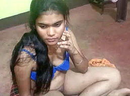 Super cute bhabhi sucking nd fucking on floor