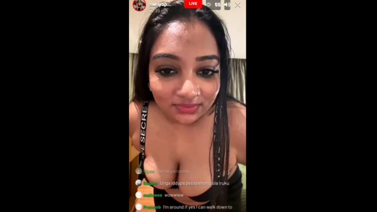 Famous Tamil Influencer Suriya Praba Boobs and Nipple Show in Sexy Bikini