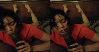 Hot Cheating Young Wife Invite Black Guy while Husband at Night Shift