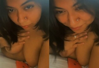 Busty Hot North Indian Babe Self shot