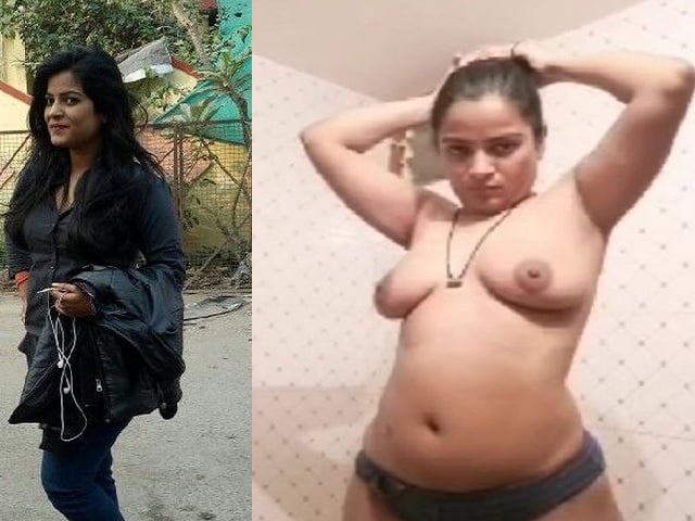 Deep cleavage in bra and nude bath videos of GF