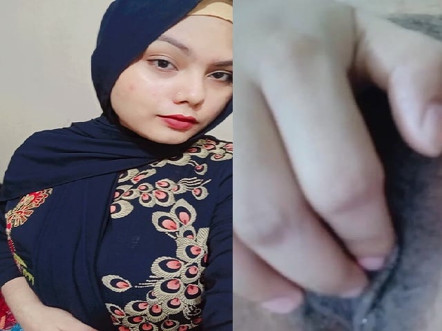 Dehati sex hijab girlfriend hairy pussy fingering