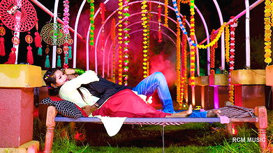 Madhu Rai boobs kissed & pressed with face, sexy cleavage, navel & armpit show