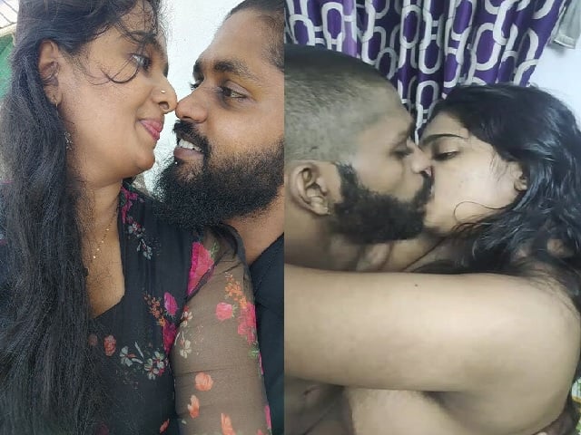 Mallu girl kissing her lover and big boobs showing