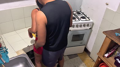 I Fuck Very Hard with My Neighbor in the Kitchen!