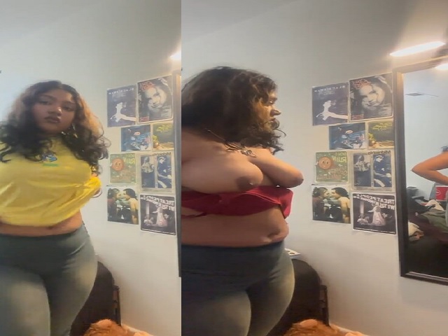 Big ass desi figure striptease nude special show