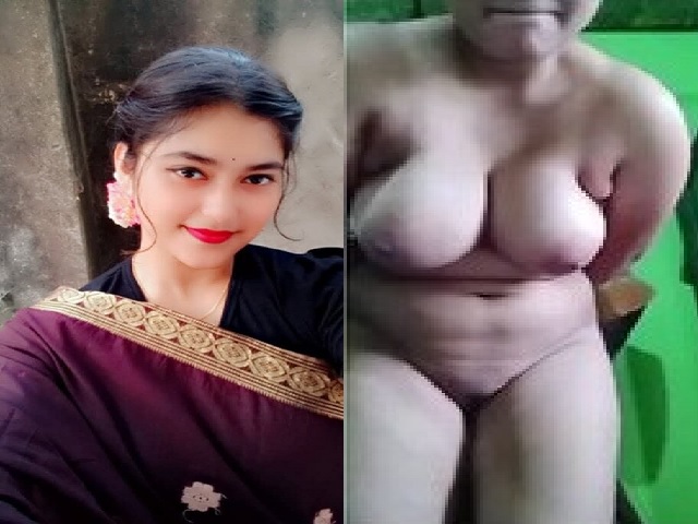 Cute girl virgin pussy and boobs shown in viral nude selfie